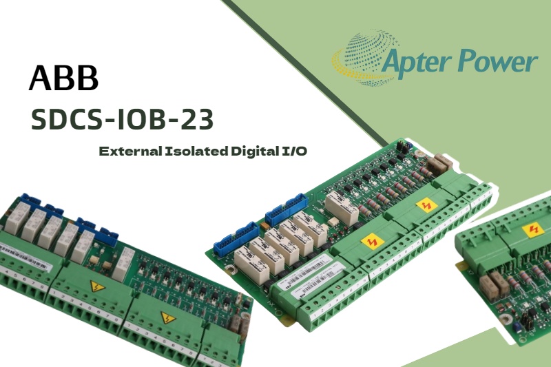 ABB SDCS-IOB-23: کلید راهکارهای قدرتمند ورودی/خروجی صنعتی